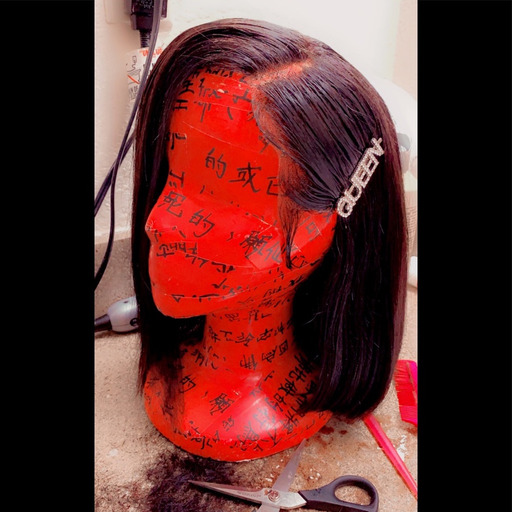 Human hair bob